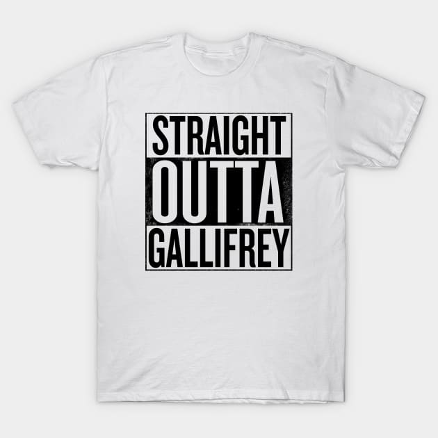 Straight Outta Gallifrey Doctor Who T-Shirt by Rebus28